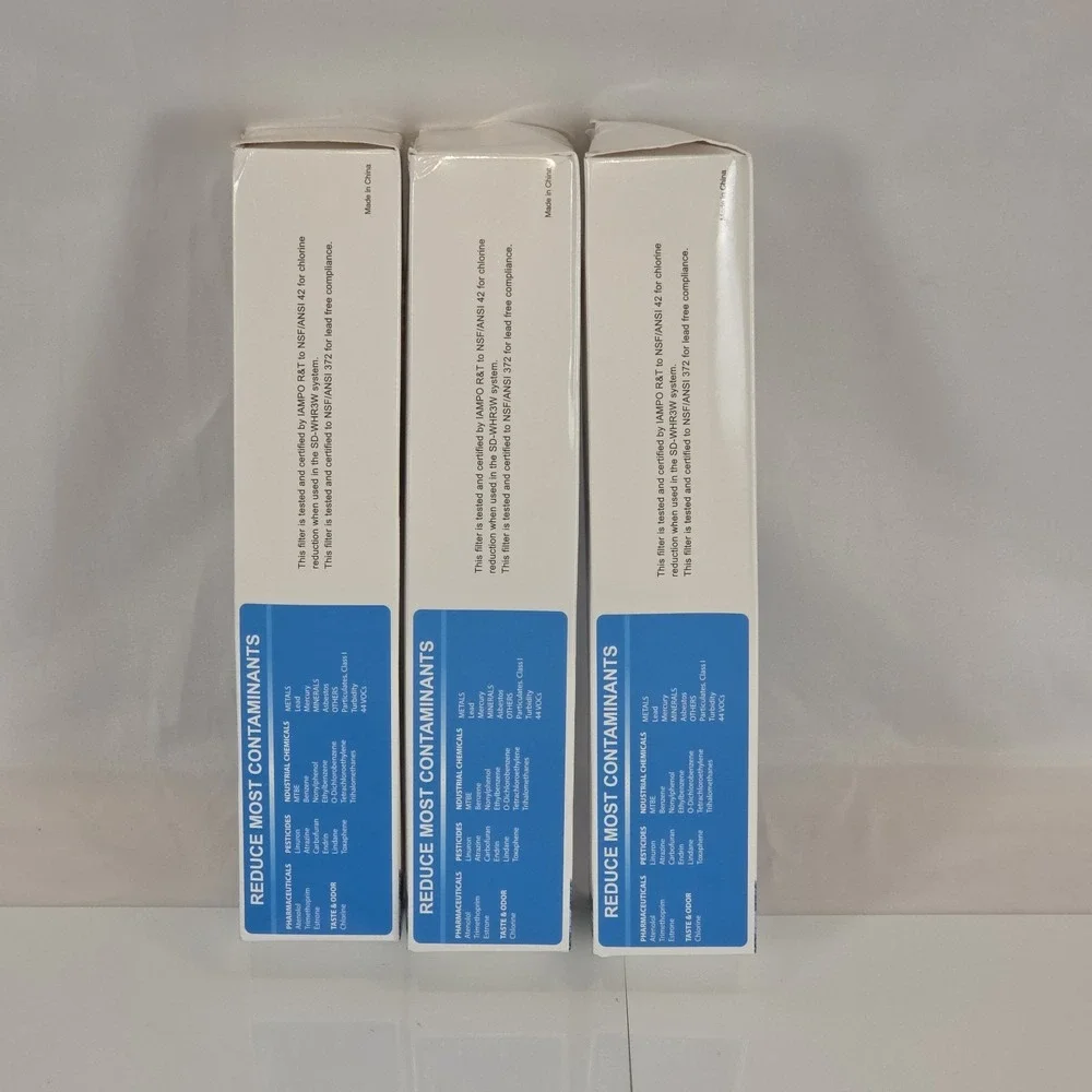 New 3 Pack Oh Fulls Refrigerator Water Filter 3 Compatible with Whirlpool...